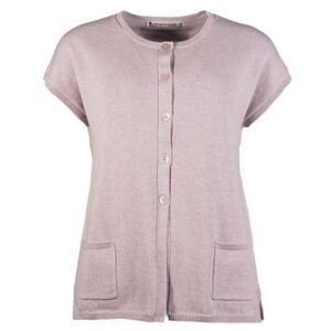 NWT Mansted Fassia 100% Cotton Short Sleeve Cardigan (Cold Rose) - Large*